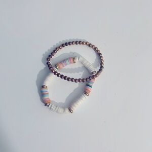 pack of two handmade bracelets